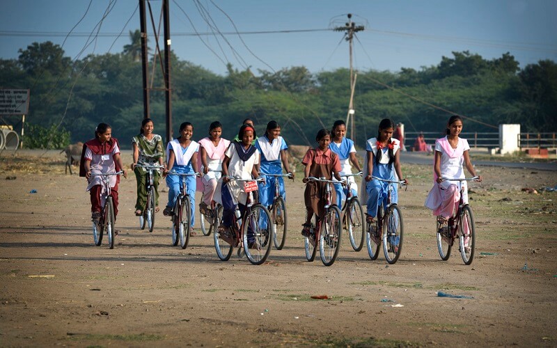 Donate bicycles to our girls and help them to go to school DonateKart